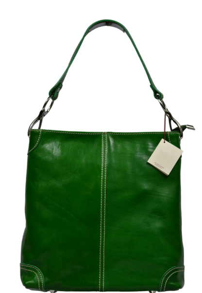 Italská kožená kabelka Ginevra Verde