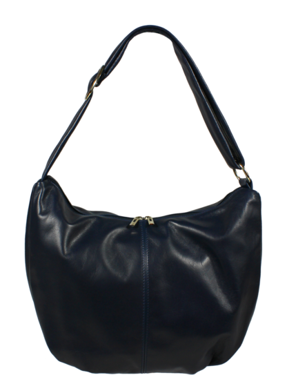 Kvalitní kožená kabelka z Itálie Gondola Blu Scura