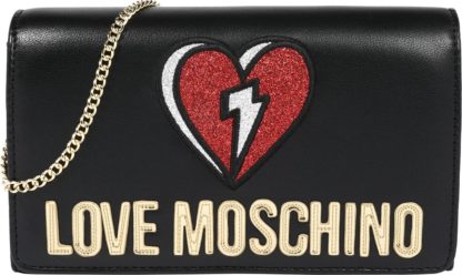 Love Moschino Taška přes rameno černá / červená