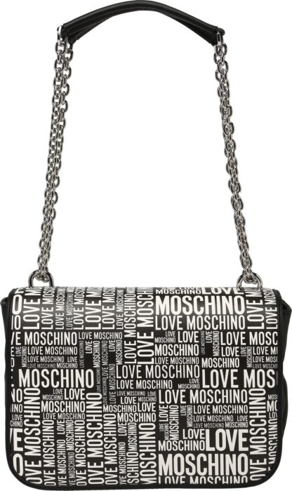 Love Moschino Handtasche černá / bílá