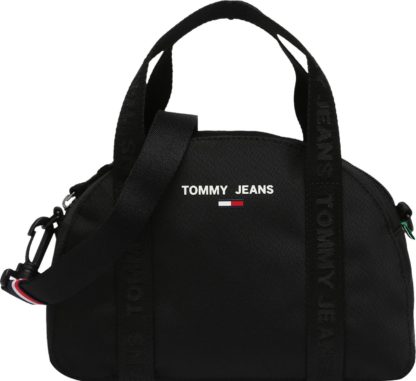 Tommy Jeans Kabelka černá / bílá / červená / tmavě modrá