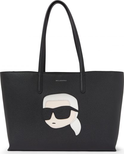 Nákupní taška Karl Lagerfeld tělová / černá / bílá