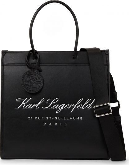 Kabelka 'Hotel' Karl Lagerfeld černá / bílá