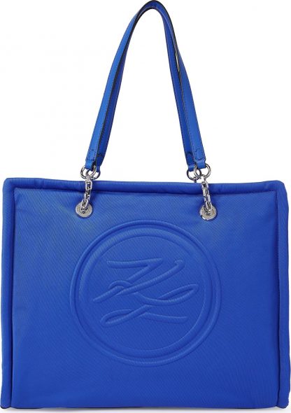 Nákupní taška Karl Lagerfeld královská modrá