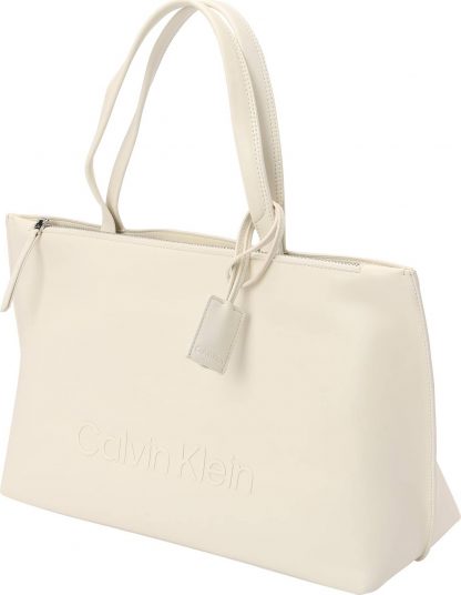 Nákupní taška Calvin Klein režná