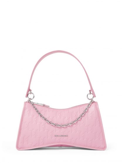 Taška přes rameno 'Seven' Karl Lagerfeld pink / stříbrná
