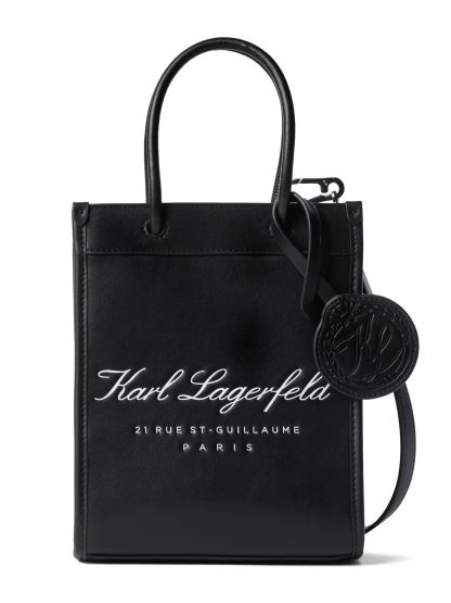 Kabelka 'Hotel' Karl Lagerfeld černá / bílá