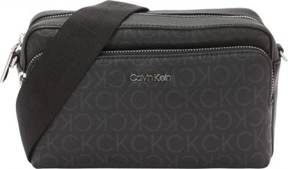 Taška přes rameno Calvin Klein antracitová / černá