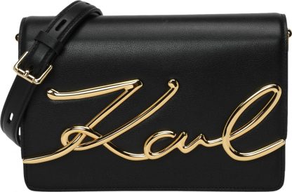 Taška přes rameno Karl Lagerfeld zlatá / černá