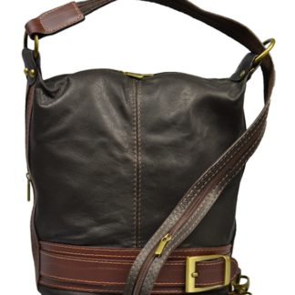 Italská kožená kabelka cross body Adele Cafe