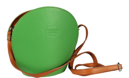 Malá zelená kabelka Pelletteria Verde Camel