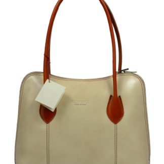 Elegantní kožená kabelka Palagio Beige Camel