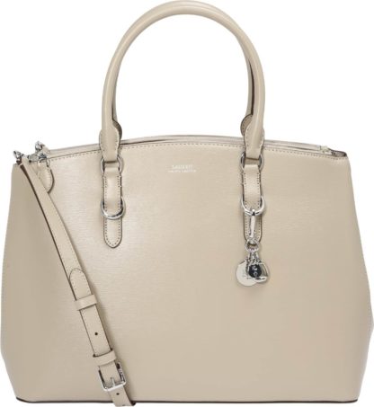 Lauren Ralph Lauren Kabelka 'DBL ZIP STCH-SATCHEL-LARGE' béžová