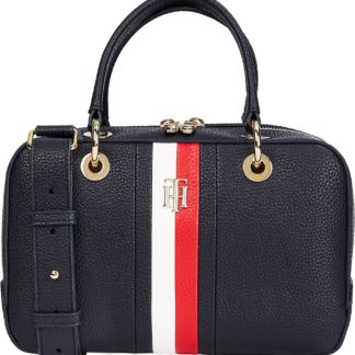 TOMMY HILFIGER Kabelka bílá / červená / zlatá / noční modrá