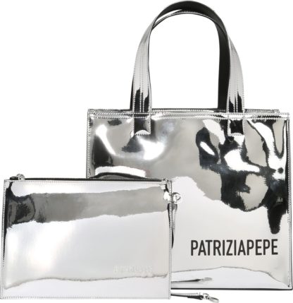 PATRIZIA PEPE Kabelka stříbrná