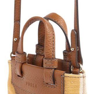 FURLA Kabelka 'MERAVIGLIA' béžová / hnědá / zlatá