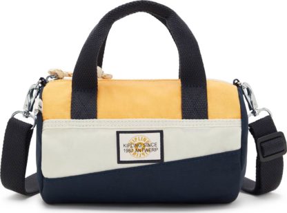 KIPLING Kabelka 'Quan' námořnická modř / offwhite / kari