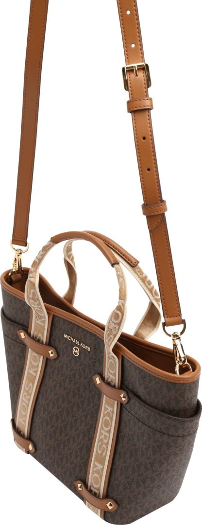 MICHAEL Michael Kors Kabelka hnědá / béžová / námořnická modř