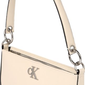 Calvin Klein Jeans Kabelka béžová / černá / stříbrná