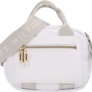 TOMMY HILFIGER Kabelka 'Surplus' bílá / béžová / zlatá / námořnická modř / červená