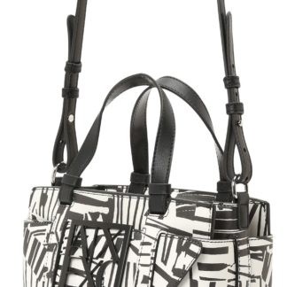ARMANI EXCHANGE Kabelka bílá / černá