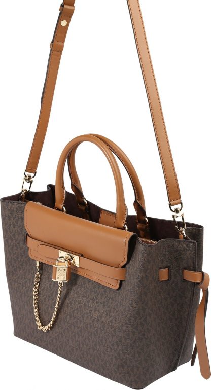 MICHAEL Michael Kors Kabelka světle hnědá / tmavě hnědá / zlatá