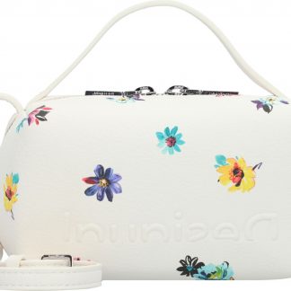 Desigual Kabelka 'FRESIA DETROIT' žlutá / tmavě fialová / pink / bílá