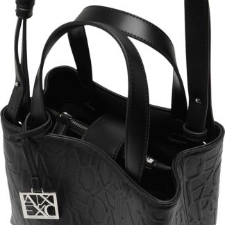 ARMANI EXCHANGE Kabelka černá / stříbrná