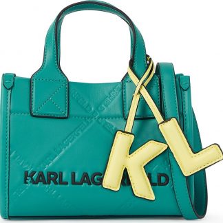 Karl Lagerfeld Kabelka 'Skuare' tyrkysová / žlutá / černá