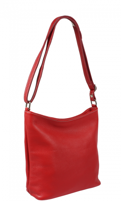 Crossbody kožená kabelka Ebe Rossa