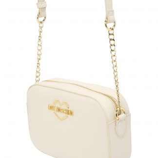 Taška přes rameno 'HOLLIES' Love Moschino slonová kost