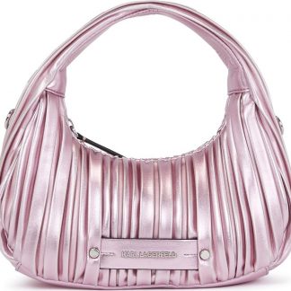 Taška přes rameno Karl Lagerfeld pink / bílá