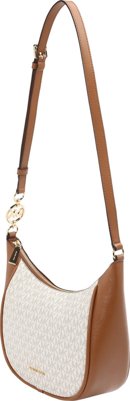 Taška přes rameno MICHAEL Michael Kors nažloutlá / bílá