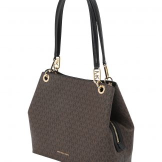Taška přes rameno MICHAEL Michael Kors tmavě hnědá / černá
