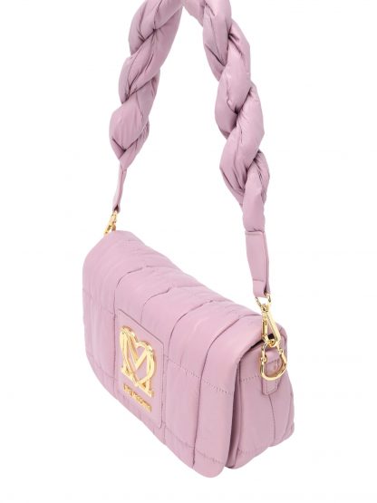 Taška přes rameno 'THIN AIR' Love Moschino šeříková