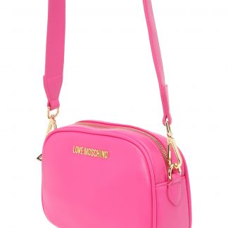 Taška přes rameno Love Moschino zlatá / světle růžová