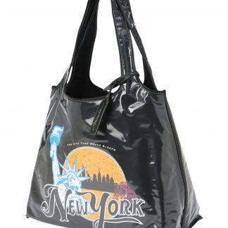 Nákupní taška 'WE ARE NY' 3.1 phillip lim světlemodrá / oranžová / černá / bílá