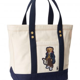 Kabelka Polo Ralph Lauren režná / námořnická modř